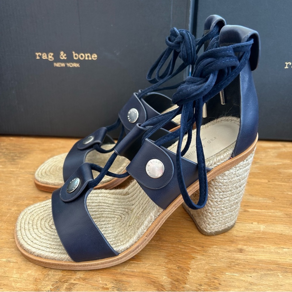 Rag & Bone Eden Sandal Navy Blue 36